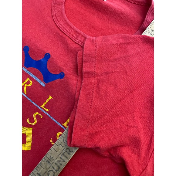 Vintage World Class Dad T Shirt Size Large Red Single Stitched USA - Picture 3 of 13